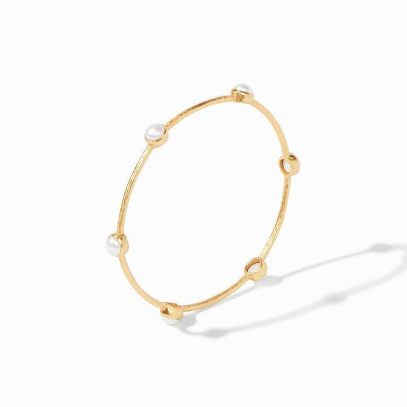 Milano Luxe Pearl Bangle - BG047GPL-Julie Vos-Renee Taylor Gallery