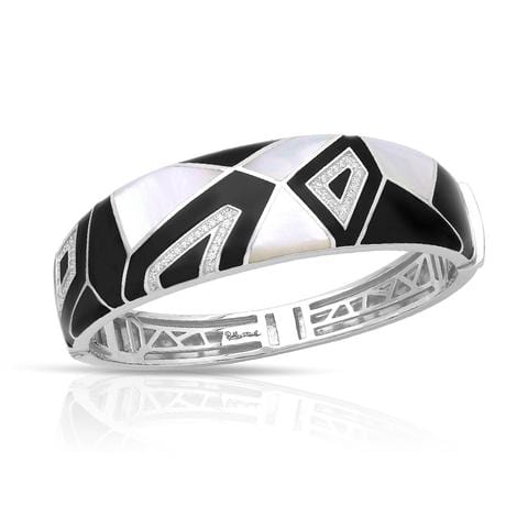 Montage White Mother-of-Pearl Bangle-Belle Etoile-Renee Taylor Gallery