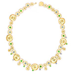 18K Orchard Tsavorite Sapphire & Diamond Necklace - N-23-Alex Sepkus-Renee Taylor Gallery