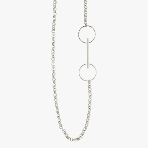 Sterling Silver Plated Necklace - N0055 MET00-CXC-Renee Taylor Gallery