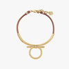 Gold Plated Leather Necklace - N0067 ORC00-CXC-Renee Taylor Gallery