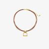 Gold Plated Leather Necklace - N0068 ORC00-CXC-Renee Taylor Gallery