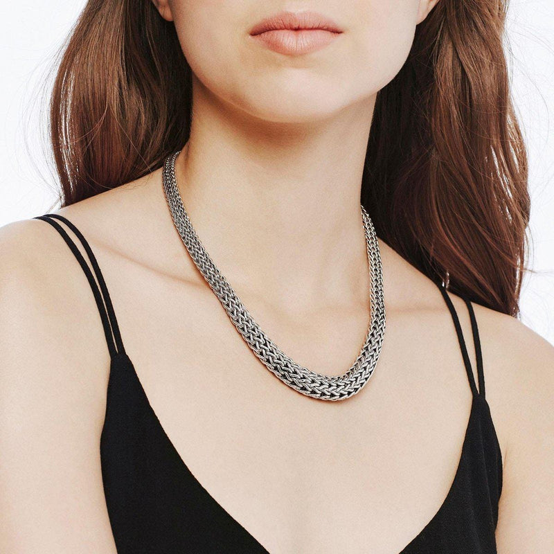 Classic Chain Graduated Necklace - NB93299-John Hardy-Renee Taylor Gallery