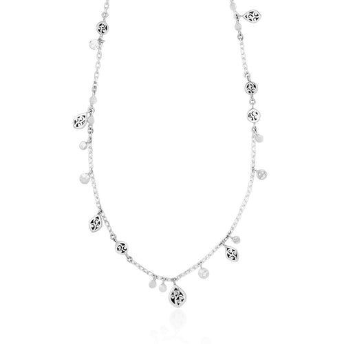 Sterling Silver Classic Small Necklace - NU7204-18147-Lois Hill-Renee Taylor Gallery