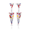 Nairobi Red Earrings-Belle Etoile-Renee Taylor Gallery