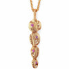 18K Rose Gold Cascade Diamond Pendant - M-127RS-Alex Sepkus-Renee Taylor Gallery