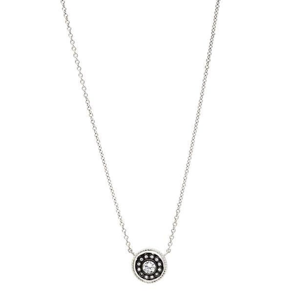 Signature Nautical Button Necklace - YZ0714B-16E-Freida Rothman-Renee Taylor Gallery