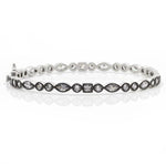 Signature Mixed Shapes Hinge Bangle - YRZB080067B-Freida Rothman-Renee Taylor Gallery