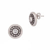 Signature Nautical Button Stud Earrings - YRZE0216B-14K-Freida Rothman-Renee Taylor Gallery