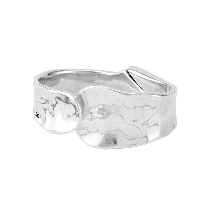 Waves Sterling Silver Plated Bracelet - PUL1806MTL-UNO de 50-Renee Taylor Gallery