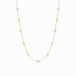 Penelope Delicate Station Gold Pearl Necklace - N269GPL00-Julie Vos-Renee Taylor Gallery