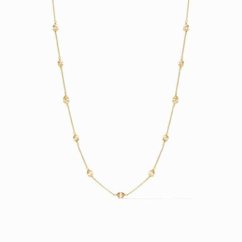 Penelope Delicate Station Pearl Necklace-Julie Vos-Renee Taylor Gallery
