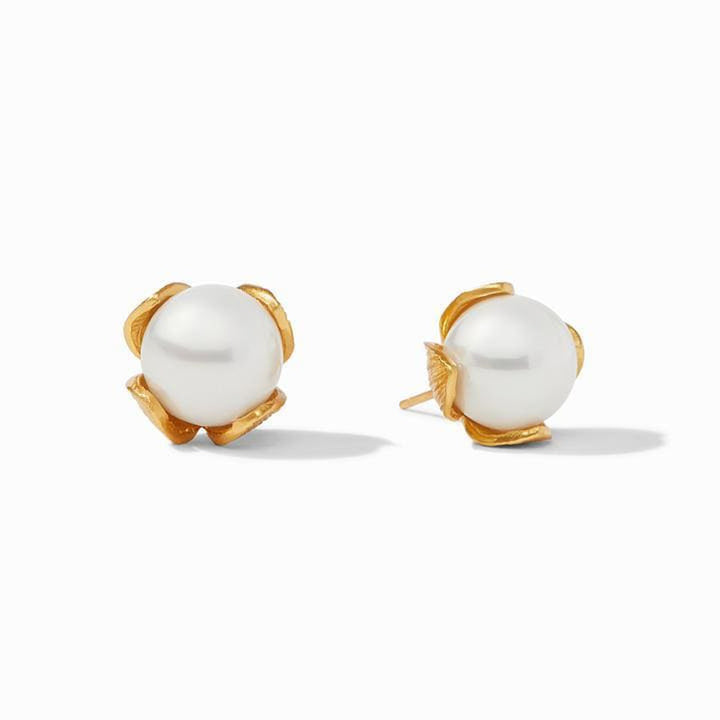 Penelope Stud Earrings - Pearl-Julie Vos-Renee Taylor Gallery