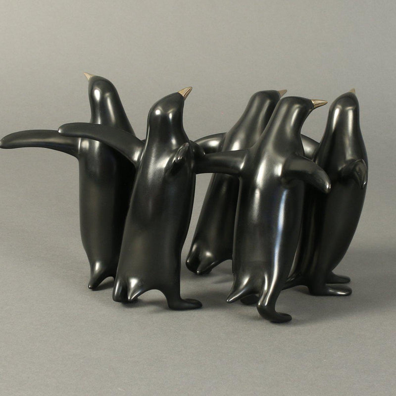 "Small Penguin Group"-Loet Vanderveen-Renee Taylor Gallery