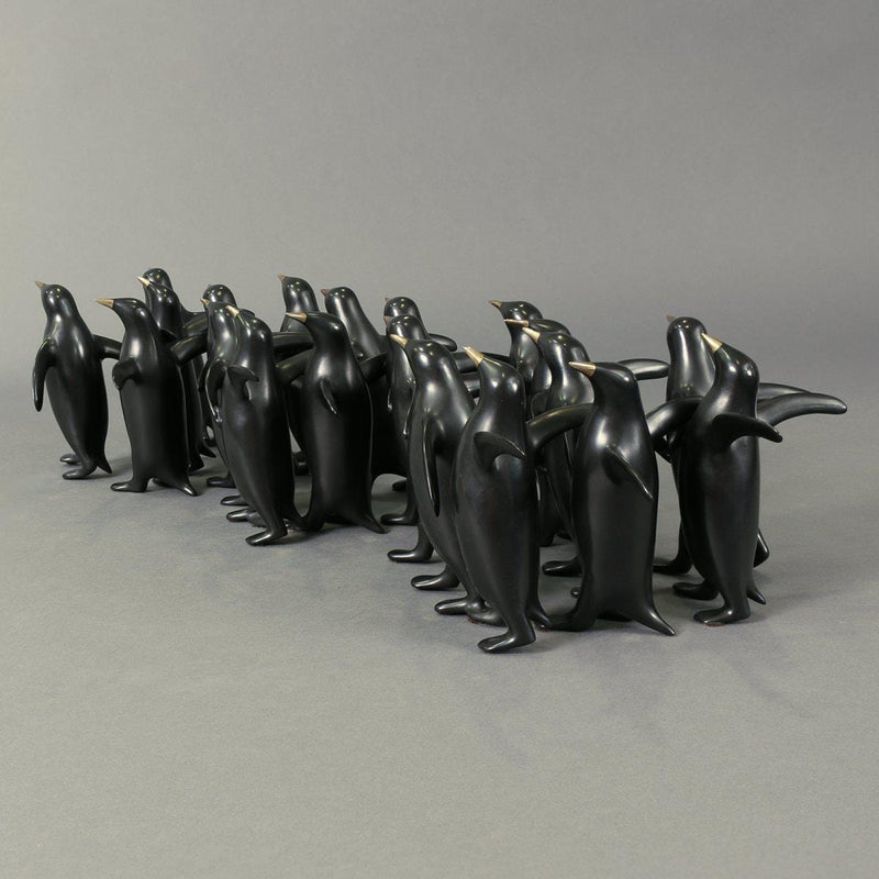 "Large Penguin Group" (x20)-Loet Vanderveen-Renee Taylor Gallery