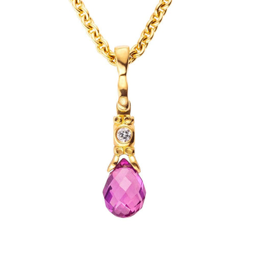 18K Sticks & Stones Diamond Pendant Mounting- M-143MD-Alex Sepkus-Renee Taylor Gallery