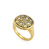 18K Celtic Spring Sapphire & Diamond Ring - R-161S-Alex Sepkus-Renee Taylor Gallery