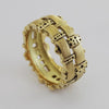 18K "Woven Fence" Ring - R-177-Alex Sepkus-Renee Taylor Gallery