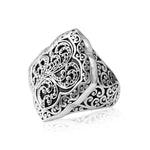 Sterling Silver Classic Mixed Diamond Ring - RB6273-Lois Hill-Renee Taylor Gallery