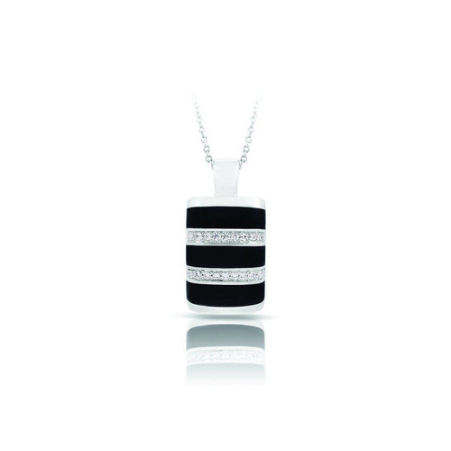 Regal Stripe Onyx Pendant-Belle Etoile-Renee Taylor Gallery