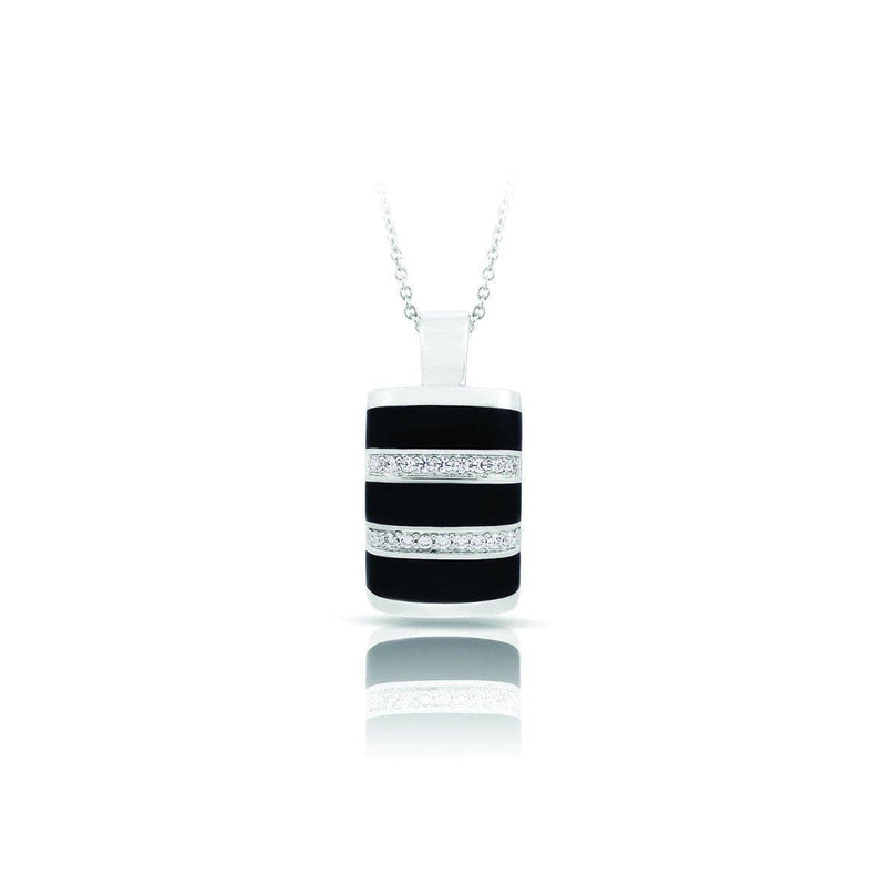 Regal Stripe Onyx Pendant-Belle Etoile-Renee Taylor Gallery