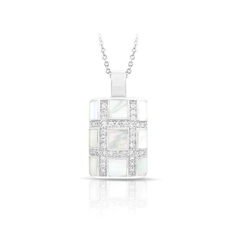 Regal White Mother-of-Pearl Pendant-Belle Etoile-Renee Taylor Gallery