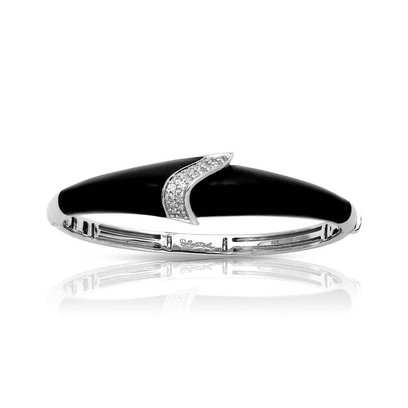 Riva Black Bangle-Belle Etoile-Renee Taylor Gallery