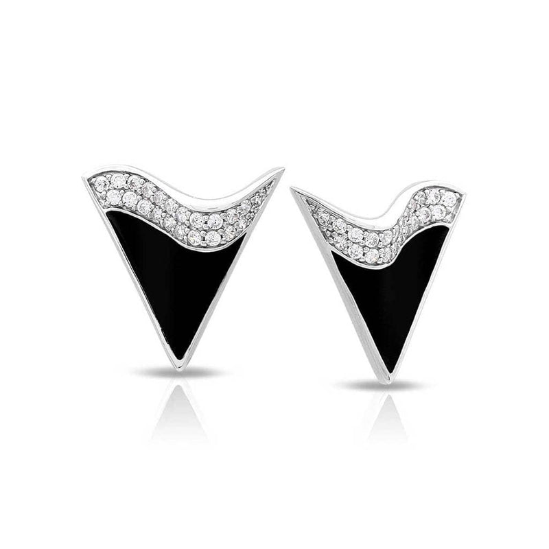 Riva Black Earrings-Belle Etoile-Renee Taylor Gallery