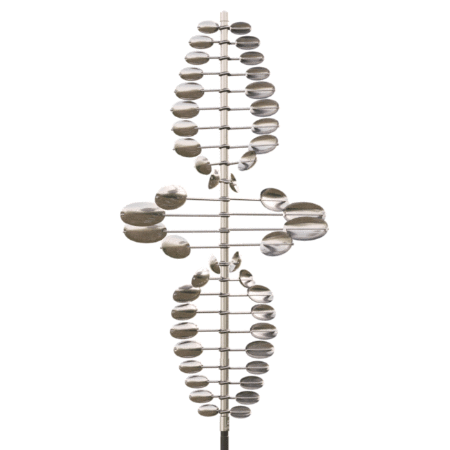 Twister Oval - Stainless Steel-Lyman Whitaker-Renee Taylor Gallery