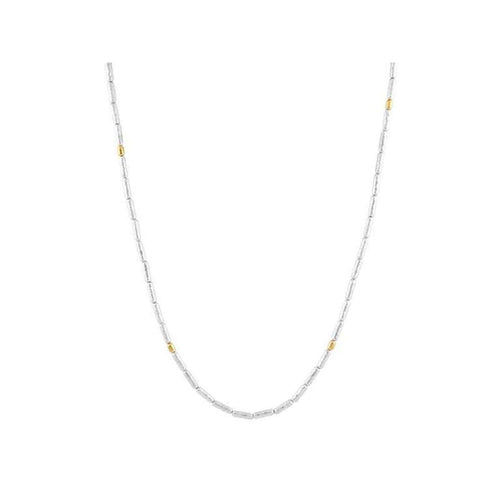 Vertigo Sterling Silver 24K Gold Necklace - SVN-XS-5G-PL-18-GURHAN-Renee Taylor Gallery