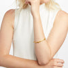 Savannah Gold Bangle - BG160G-Julie Vos-Renee Taylor Gallery