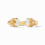 Savannah Hinge Bangle - Iridescent Clear Crystal-Julie Vos-Renee Taylor Gallery
