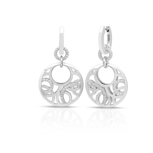 Celestia Silver Earrings-Belle Etoile-Renee Taylor Gallery