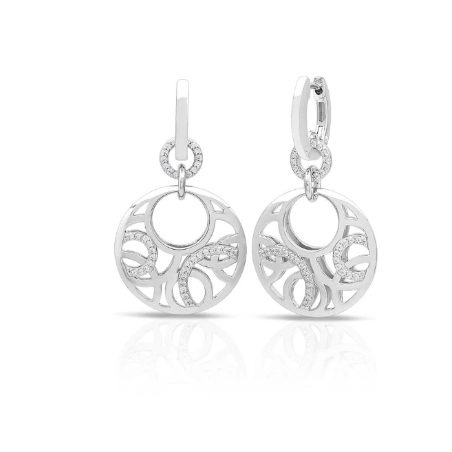 Celestia Silver Earrings-Belle Etoile-Renee Taylor Gallery