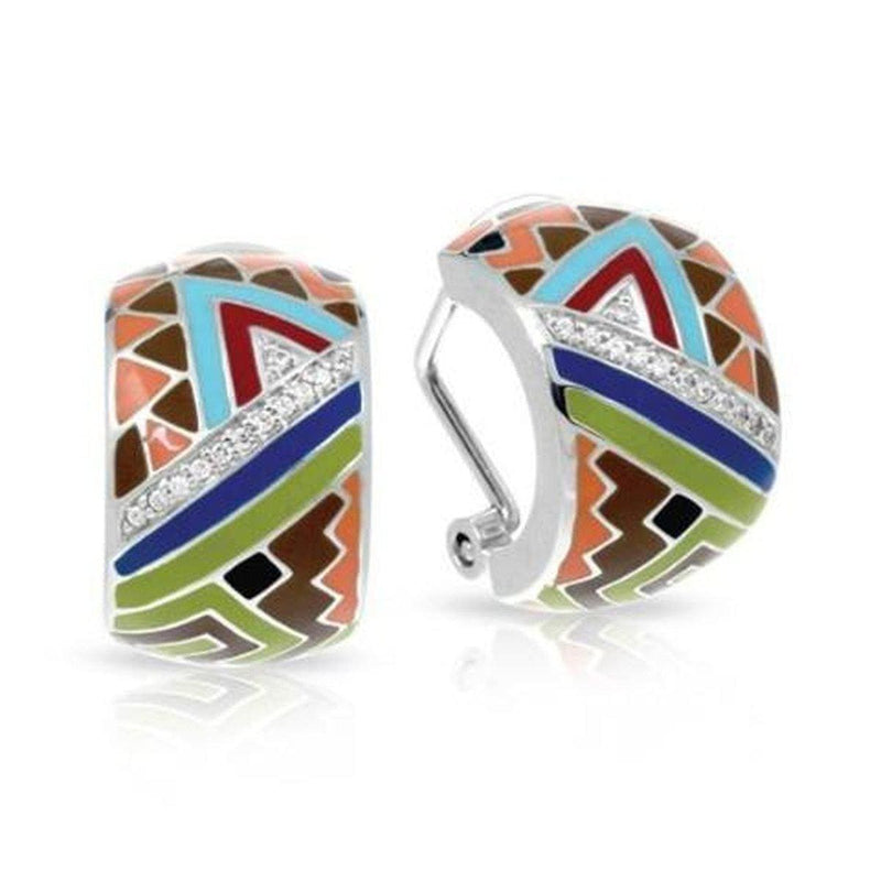 Sedona Orange Earrings-Belle Etoile-Renee Taylor Gallery