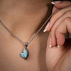 Sirena Heart Necklace - Nsire00-00-Marahlago Larimar-Renee Taylor Gallery