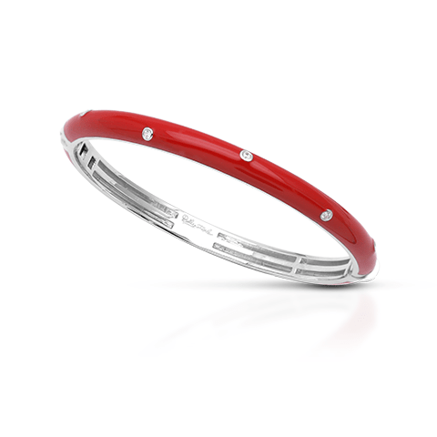 Staccato Red Bangle-Belle Etoile-Renee Taylor Gallery