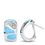 Surf Earrings - Esurf01-00-Marahlago Larimar-Renee Taylor Gallery