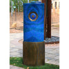"Unfolding Lotus" - Blue/Green-Damien Jones-Renee Taylor Gallery