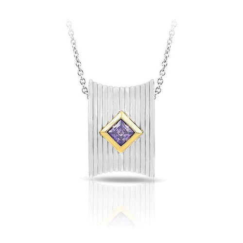 Valore Silver & Amethyst Pendant-Belle Etoile-Renee Taylor Gallery