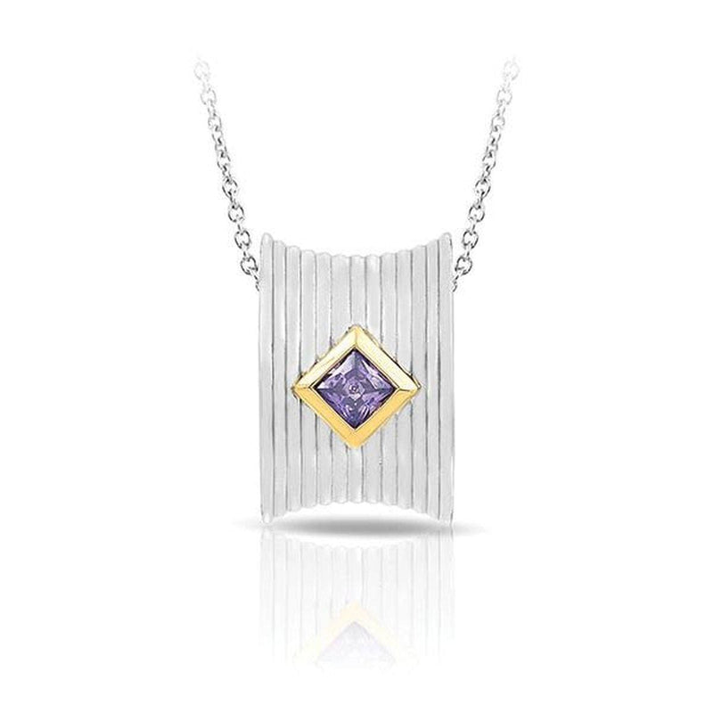 Valore Silver & Amethyst Pendant-Belle Etoile-Renee Taylor Gallery