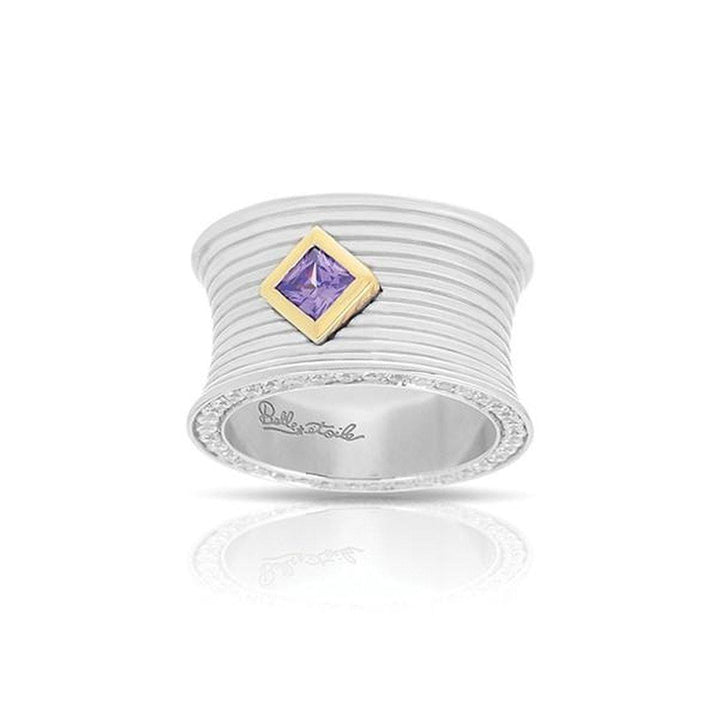 Valore Silver & Amethyst Ring-Belle Etoile-Renee Taylor Gallery