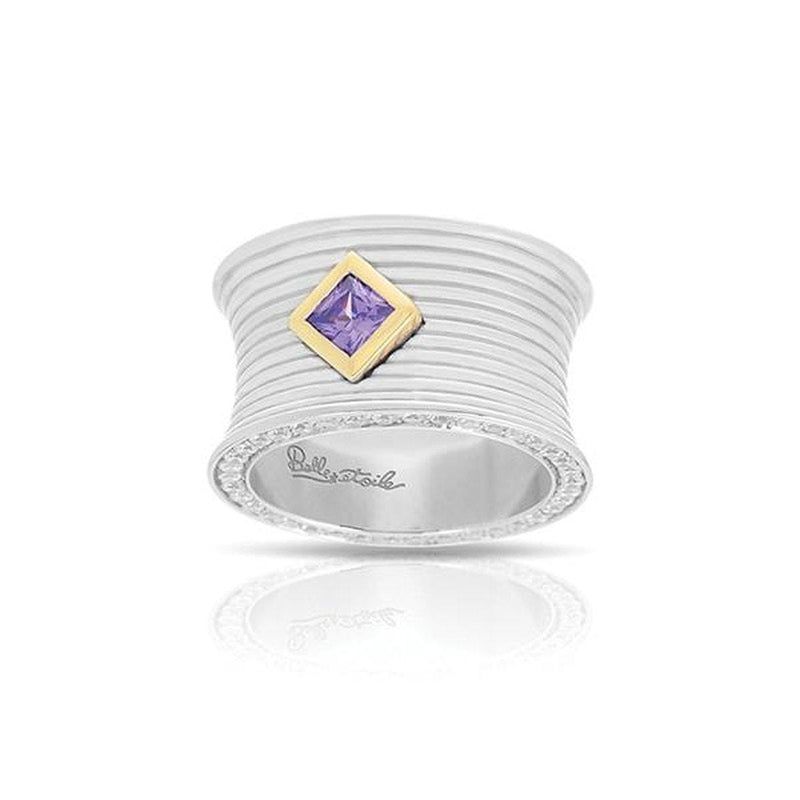 Valore Silver & Amethyst Ring-Belle Etoile-Renee Taylor Gallery