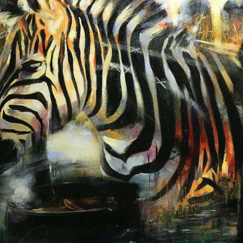 "Venice Zebra"-John & Elli Milan-Renee Taylor Gallery