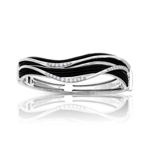 Venti Black Bangle-Belle Etoile-Renee Taylor Gallery