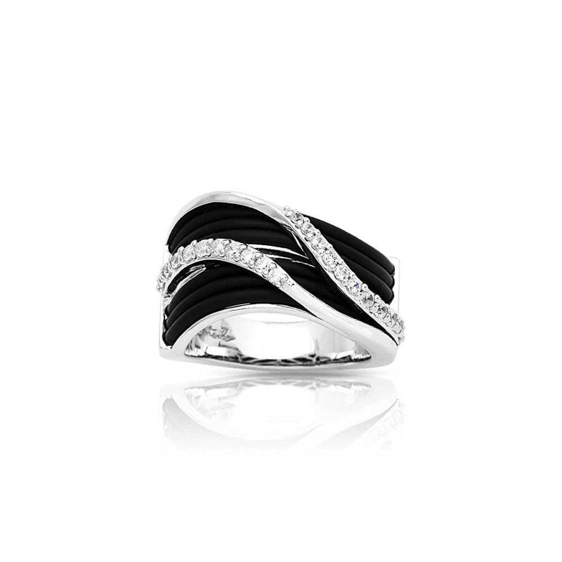 Venti Black Ring-Belle Etoile-Renee Taylor Gallery