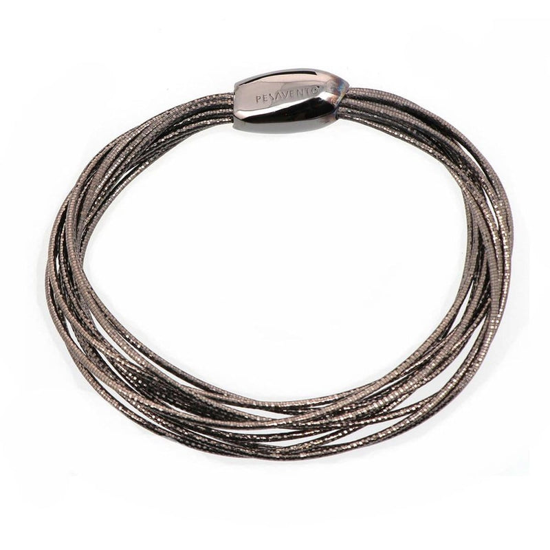 DNA Spring Thin Ruthenium Bracelet - WDNAB052-Pesavento-Renee Taylor Gallery