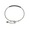 DNA Single Strand Spring Ruthenium Dark Gray Polvere Bracelet - WDNAB190-Pesavento-Renee Taylor Gallery