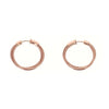 DNA Mixed Metal Spring Mini Hoop Rhodium Ruthenium Earrings - WDNAO230-Pesavento-Renee Taylor Gallery