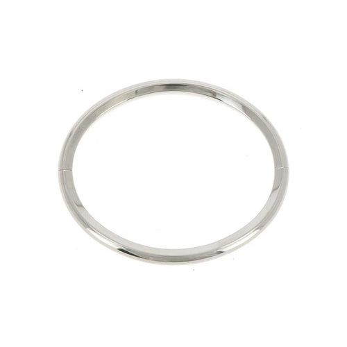 All Metalic Tube Rhodium Bracelet - WPLVB1256-Pesavento-Renee Taylor Gallery